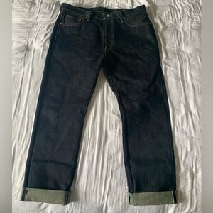 Iron heart 888 XHS 25oz Extra Heavy JapanSelvedge Denim 40x33 (actual fit 38x33)